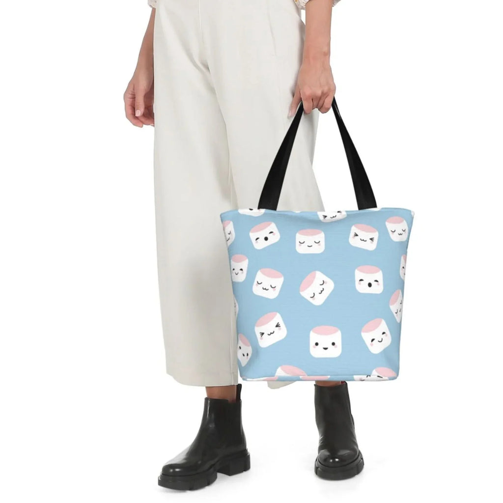 Cartoon Hobos Women'S Handbags Bag Sushi Shopping Large Bag,Shoulder Capacity Tote Lukts Bag