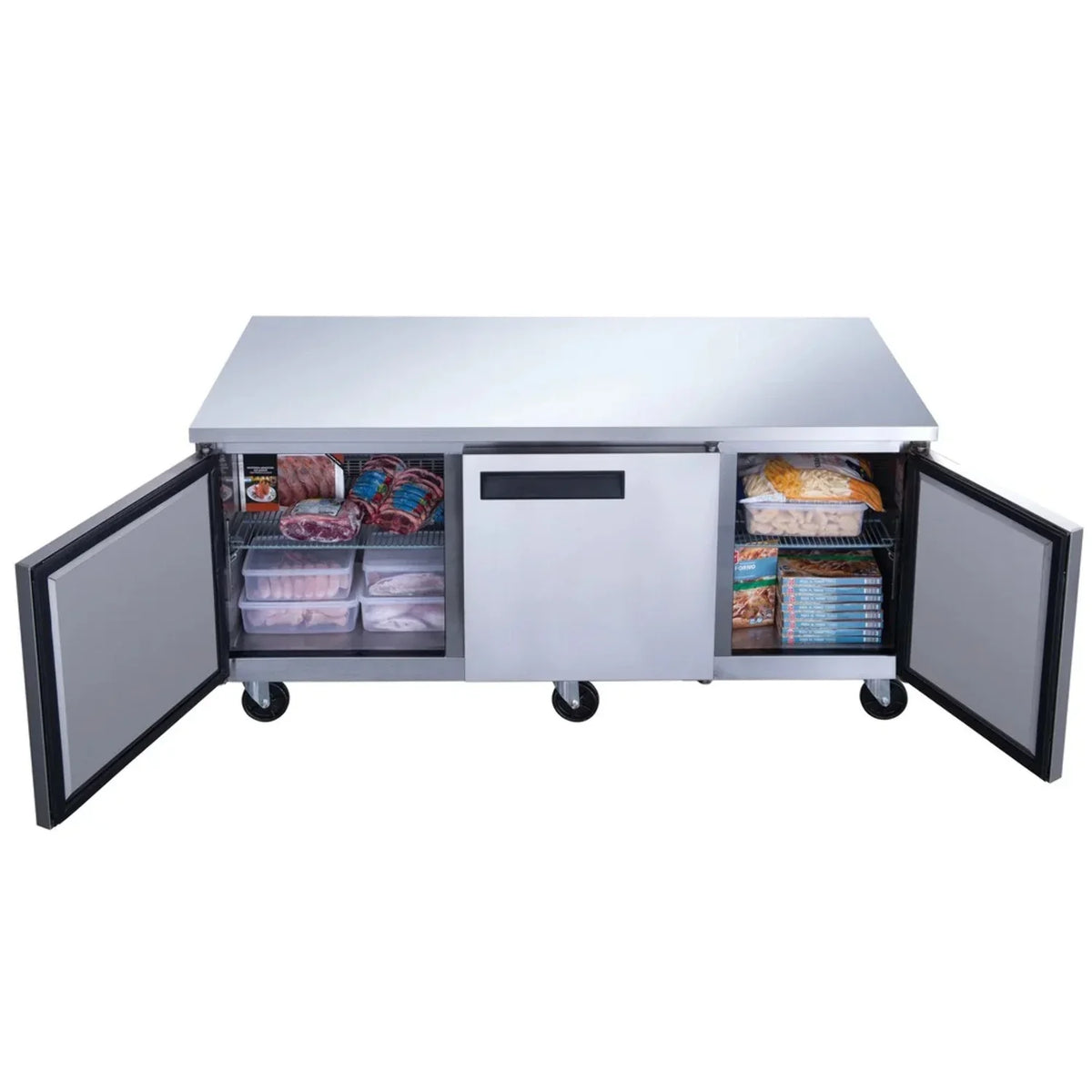 West Kitchen Undercounter 72 Door WDUC72F Worktop 3 Freezer