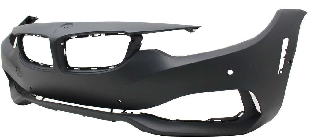 BMW Front PDC 2014-2017 4-SERIES BUMPER For with and Compatible COVER Convertible/Coupe/Hatchback Sensor Camera Primed Holes