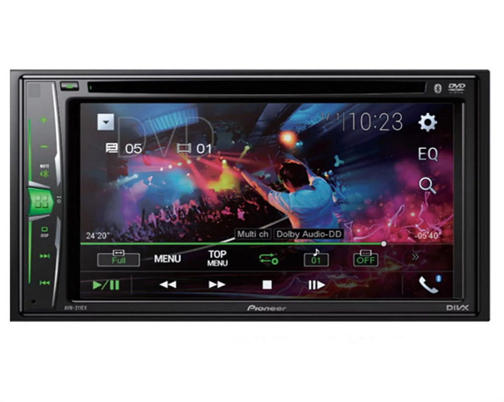Receiver Backup Camera with Multimedia Pioneer AVH211EX