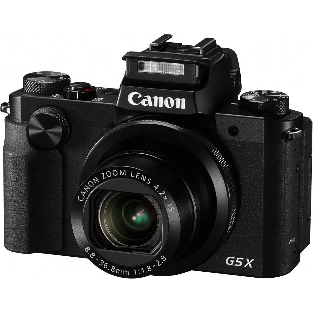 Card, G5 Kit (0510C001), Soft Reader, Digital Strap, Bag, Memory Deluxe Card Flex 64GB (International Cleaning Canon X Tripod, Hand Wallet, Model) Camera PowerShot