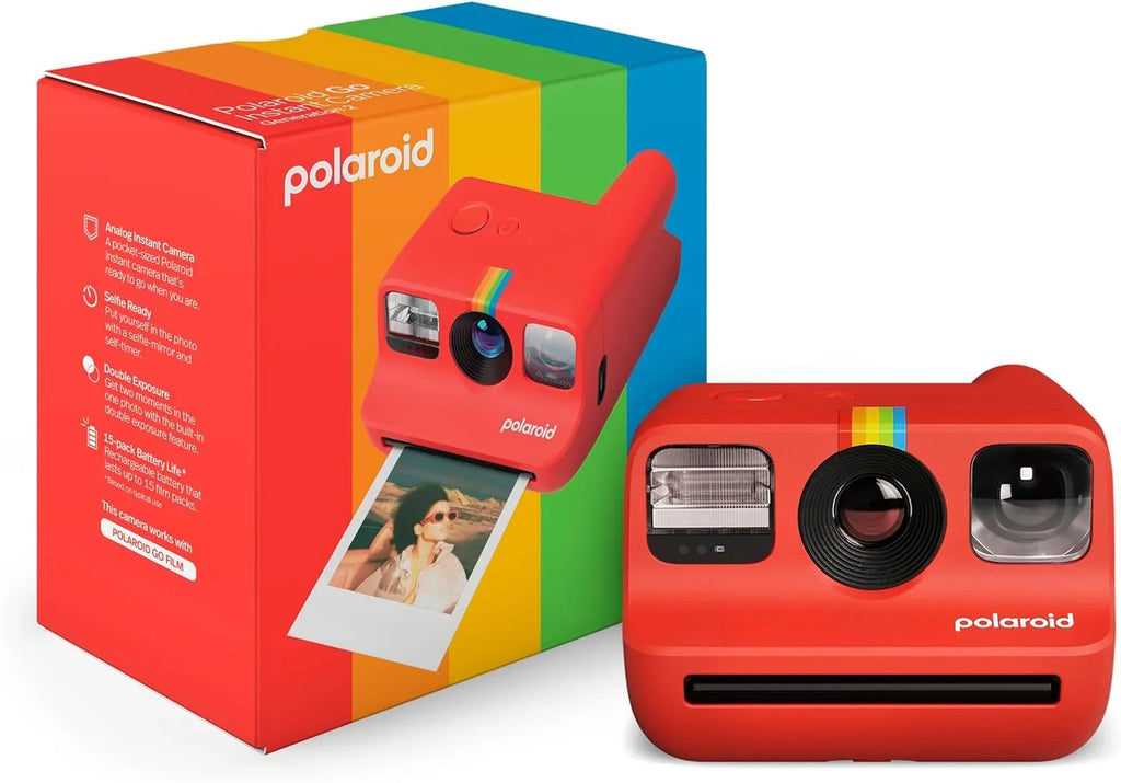 Polaroid (Red) Pack Instant Double 2 Go + Color Generation Film, + Album Camera Film Polaroid