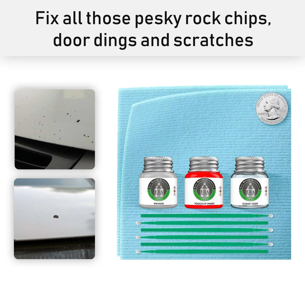 For Primer Match Your Prep KIA Exact - coating (K9 Kit Touch Up Metallic) Pick Blue Clearcoat Color - Glacier and