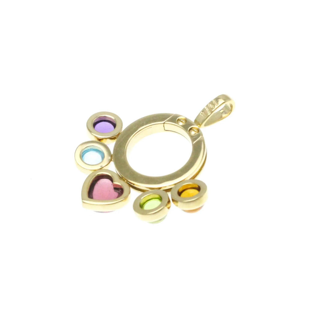 Amethyst,Citrine,Peridot,Topaz,Tourmaline Yellow Bvlgari Women,Men Gold Allegra (Gold) Pendant (Good) Fashion (18K) Necklace Pre-Owned