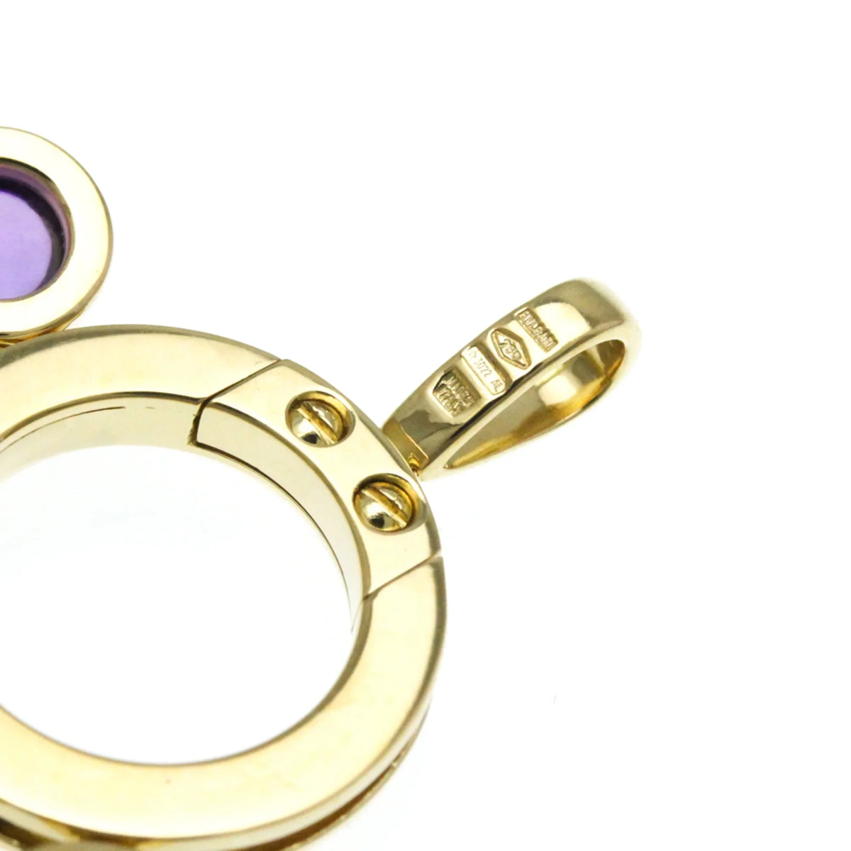 Amethyst,Citrine,Peridot,Topaz,Tourmaline Yellow Bvlgari Women,Men Gold Allegra (Gold) Pendant (Good) Fashion (18K) Necklace Pre-Owned