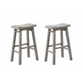 '- of in. Storm 29 Saddle Wire-Brush 2 Gray Barstool, Pack Sonoma