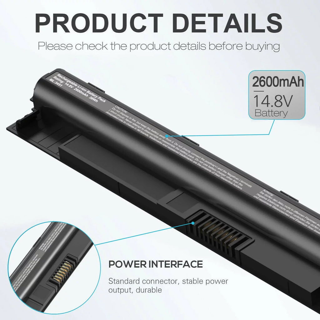 5555 M5Y1K 5558 3551 USPS Battery 5559 5758 For Inspiron 3567 Laptop 5755