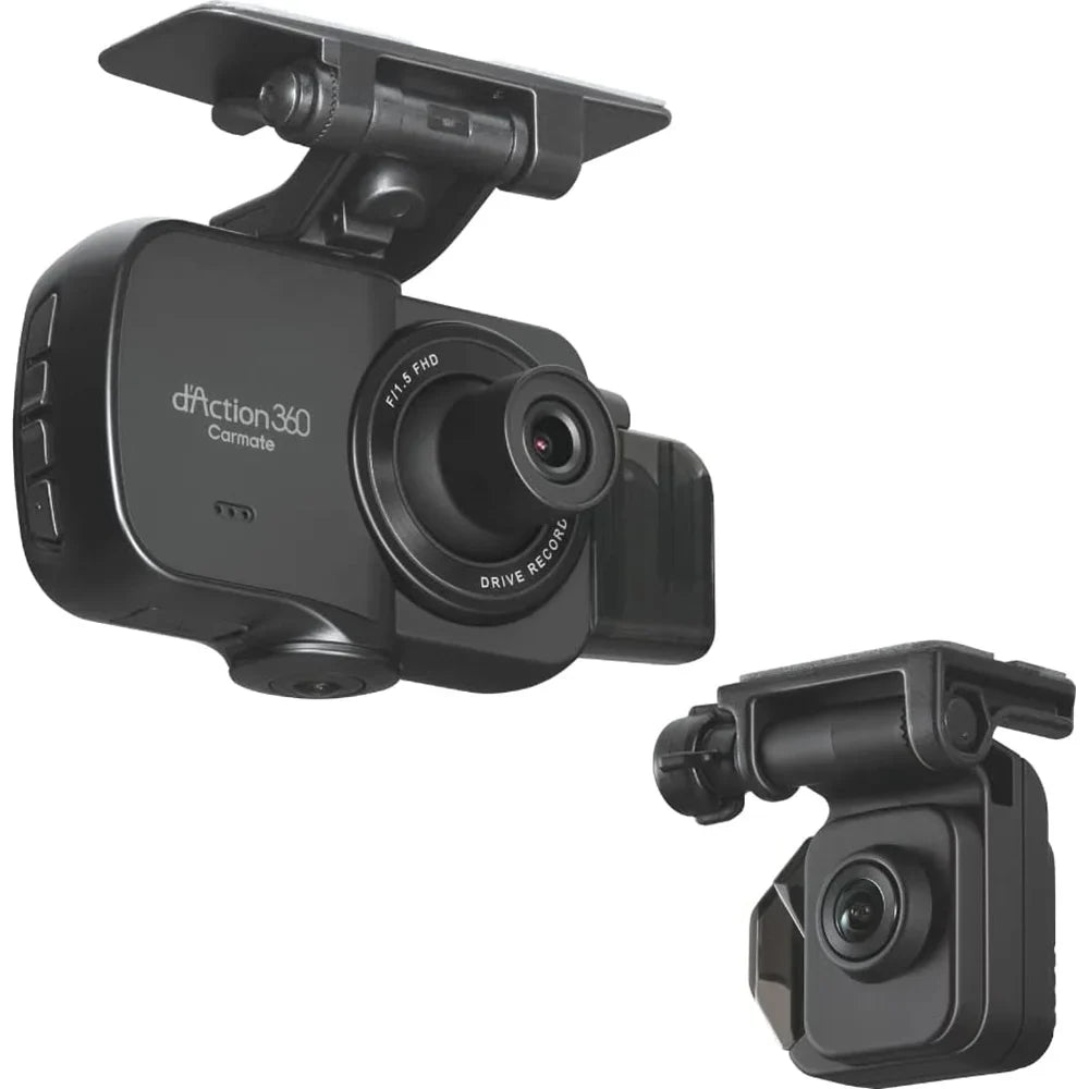 microSD 3-Ch Spots, 32GB Surroundings Razo Blind All Cam Once, All (Open DC4000RA, Card Detection with Records - Box) at Built-in Simultaneous Recording, GPS, 360-Degree G-Sensor Impact Covering Dash