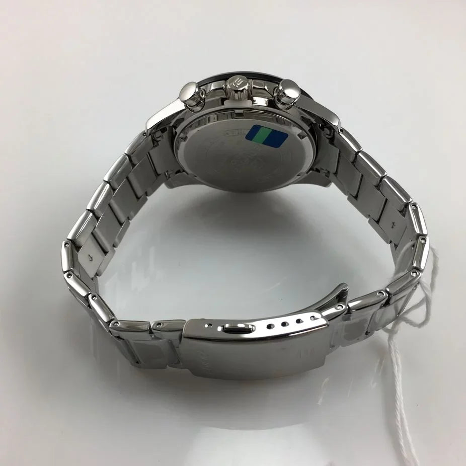 Men's Steel EQS-900DB-1AVCR Stainless Casio Solar-Powered Chronograph Watch Edifice