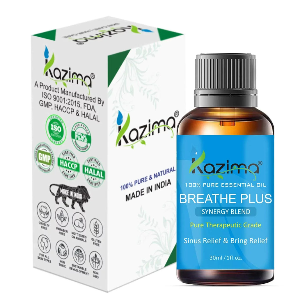 Kazima Therapeutic Blend Pure Plus (30Ml) Breathe Oil Grade Essential