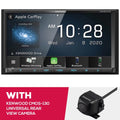 Receiver Kenwood and Universal View Rear 6.95 DDX9707S DVD CMOS-130 Camera New Inch