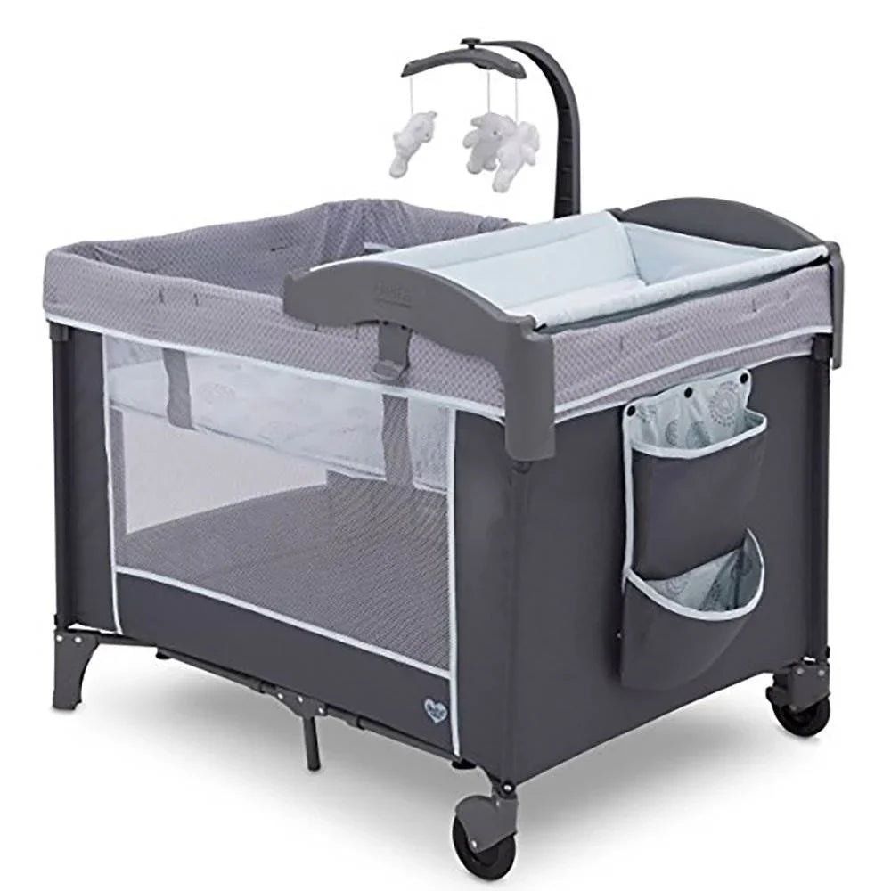 Changing Bassinet Removable Yard Deluxe Portable LX Table, Play Delta Children Baby and With Eclipse