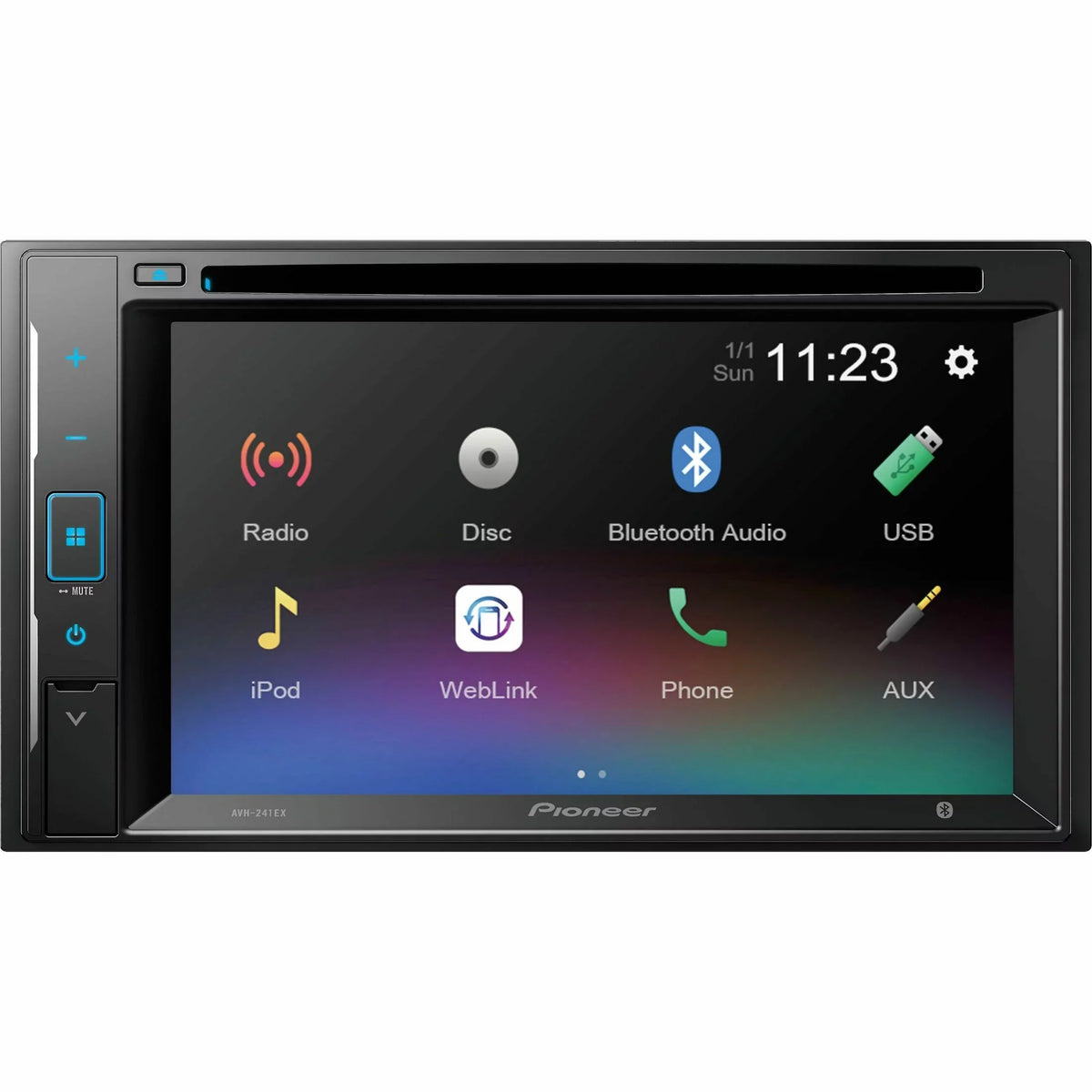 Resistive 6.2 - inch Receiver Ready DVD Up Back - Black Camera Touchscreen Pioneer