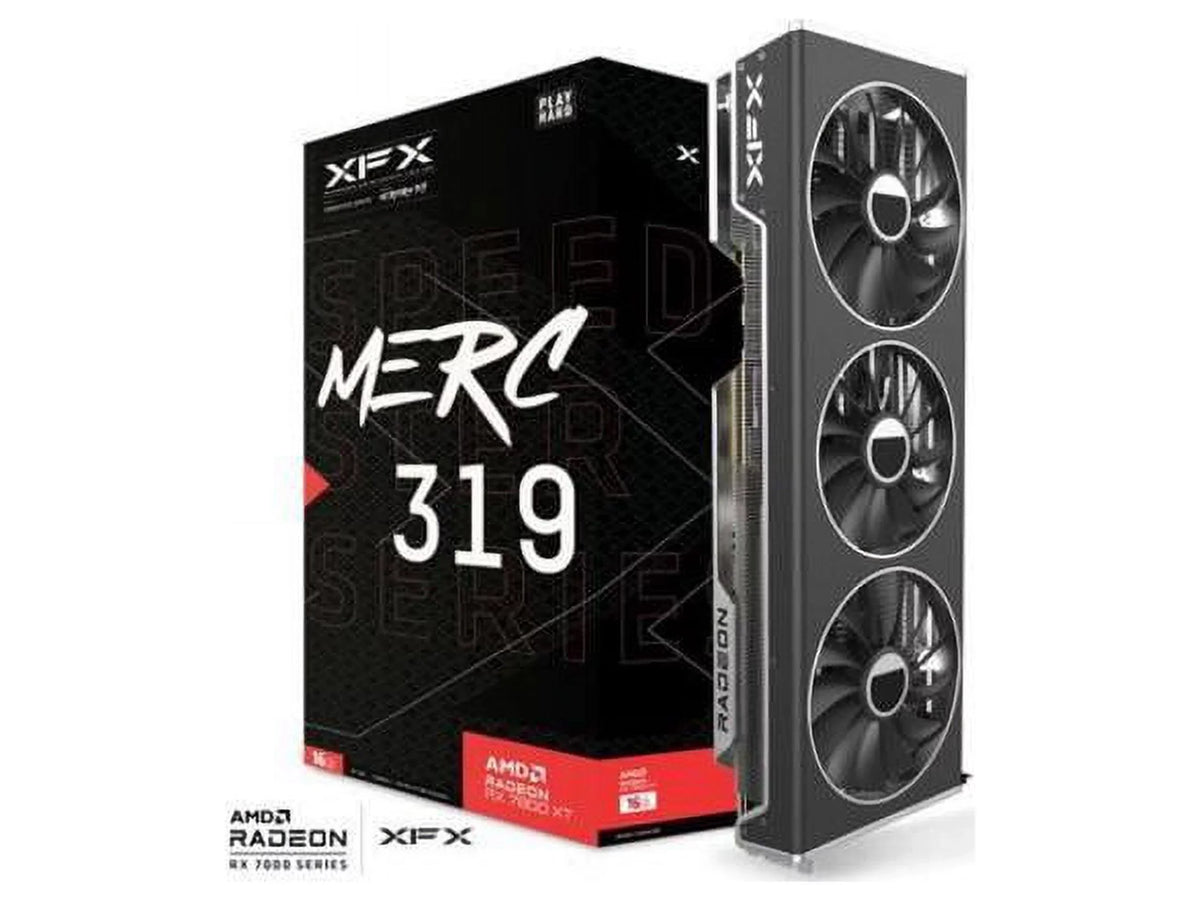 7800 Radeon Video MERC319 Card GDDR6 RX RX-78TMERCB9 4.0 XFX x16 ATX 16GB Express PCI XT SPEEDSTER