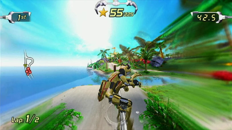 Wii Trick Nintendo Racing Excitebots: -
