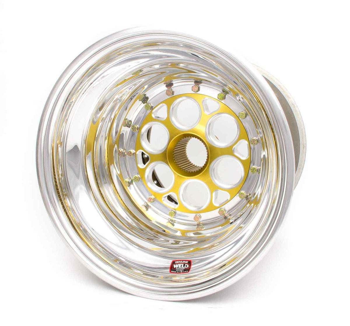 Magnum Wheel 5 - 15 42 15 in. x Spline - Back Spacing in. Sprint Racing Spline Weld