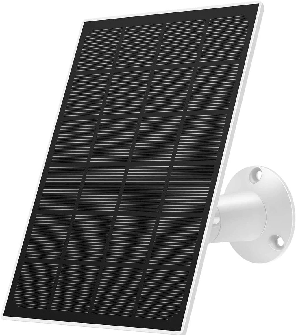 Micro with Battery USB Netvue Camera, Rechargeable Panel Solar Security Port Outdoor for Compatible