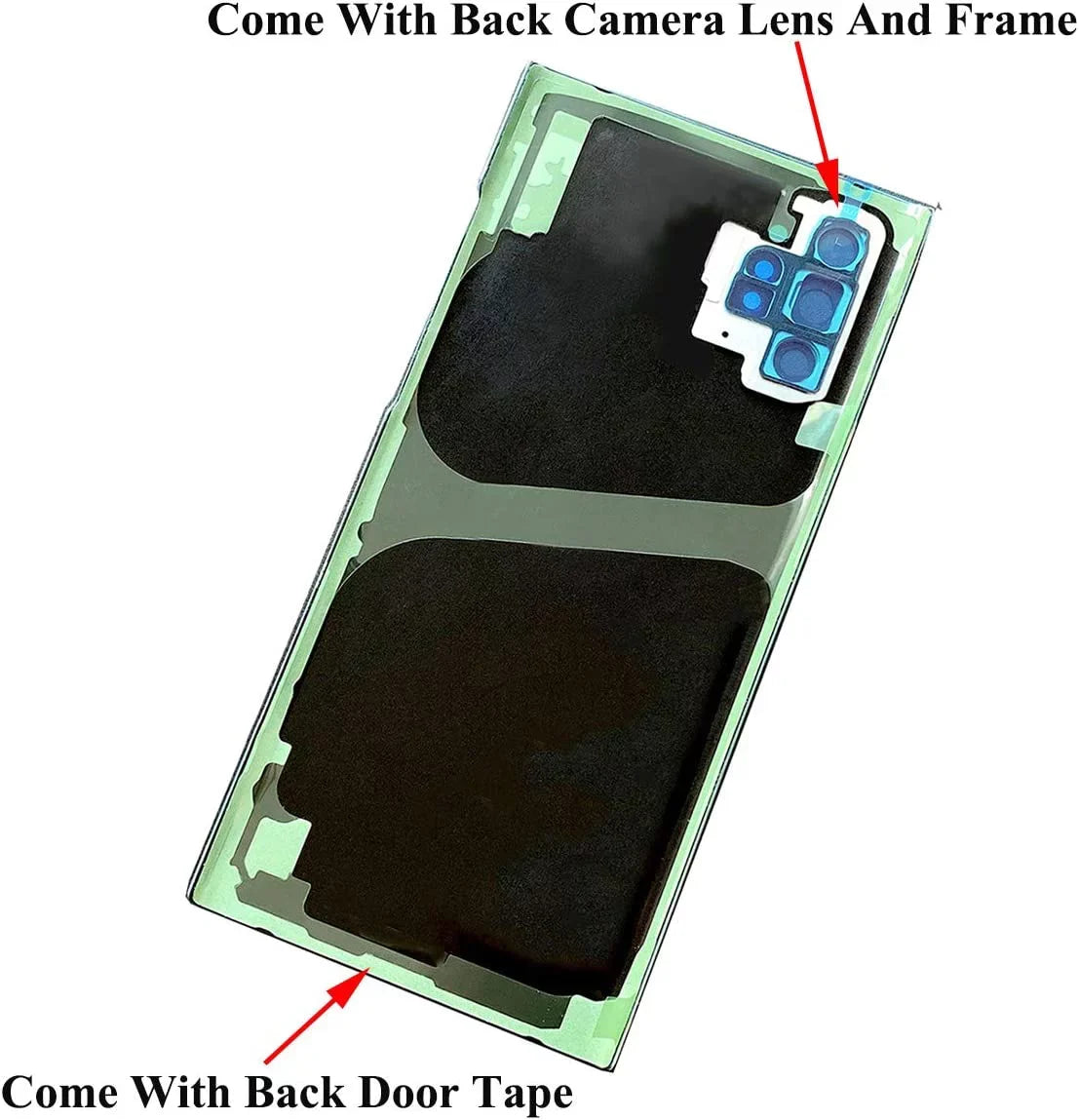 6.8 Replacement 10 Panel Galaxy Door Plus for Glass N976U Back Note Note10+ Galaxy Cover 5G