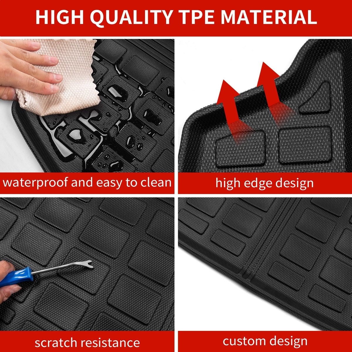 TPE Honda Non-Hybrid Mat CR-V Liner CRV Trunk 2024 Liner Trunk Weather 2023 Fuel 2023 Fit All Cargo Accessories