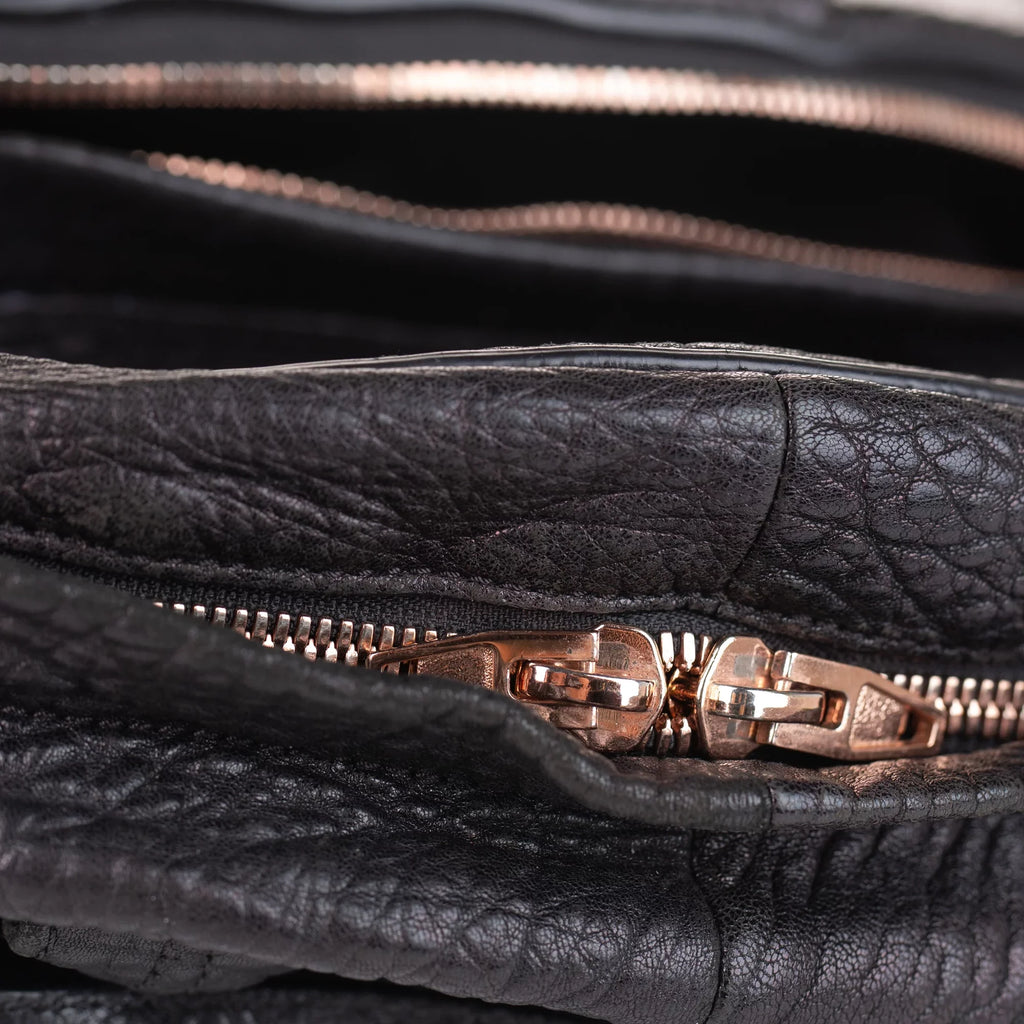 Backpack (Good) Calf Unisex Dumbo Alexander Wang Authenticated Pre-Owned Black Leather