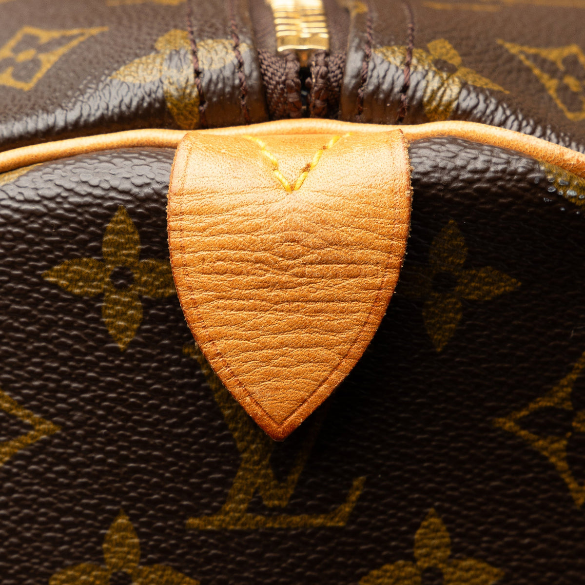 Canvas WeekenderBag Unisex Keepall Authenticated Bag Brown Vuitton Louis Monogram Travel Pre-Owned 60 (Fair)