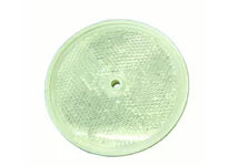 Mount Center Pack) Dia. Reflector 3-3/8" Cortina (100 Clear - - Hole 13-099-41