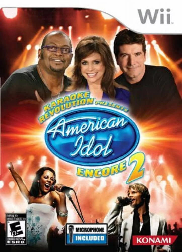 Karaoke Idol American US Rev Factory 2 Sealed New Bundle Encore (Brand WII, Vers