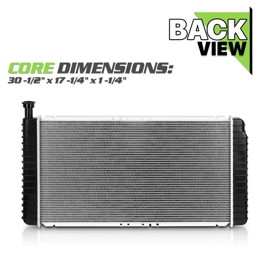5.0L 1500/2500 4.3L Savana 2044 AT 5.7L Van Radiator OE Cargo Chevrolet (1997-1999),GMC (1996-2002) Aluminum for Replacement Magshion