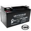 Battery 8.6Ah, 2011 5-Pack Factory Maintenance Motorcycle 12V, Yamaha UB-YTZ10S-BS for - Free, Battery UpStart FZ8 Replacement Activated, 800CC