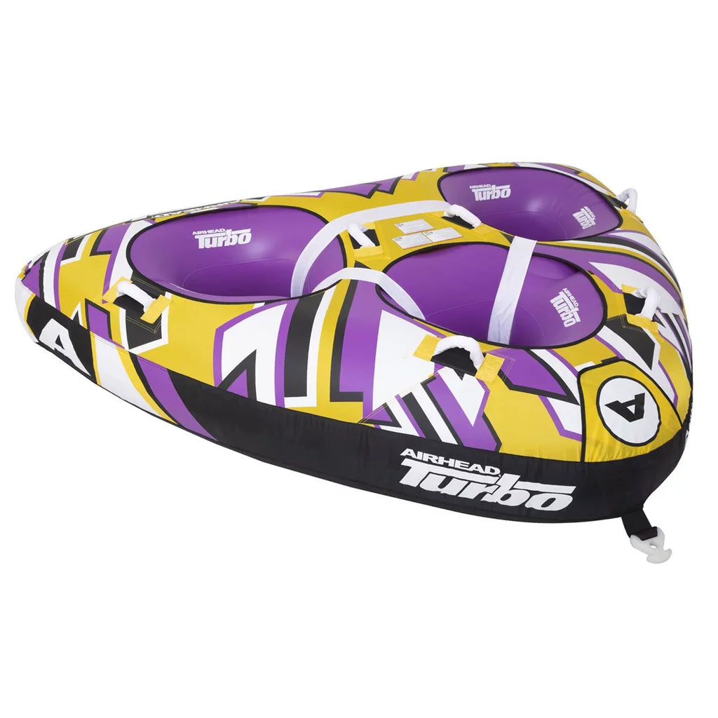 Person 81" Turbo Water 3 Tube Inner Airhead Boat 107" Blast air-filled x Towable