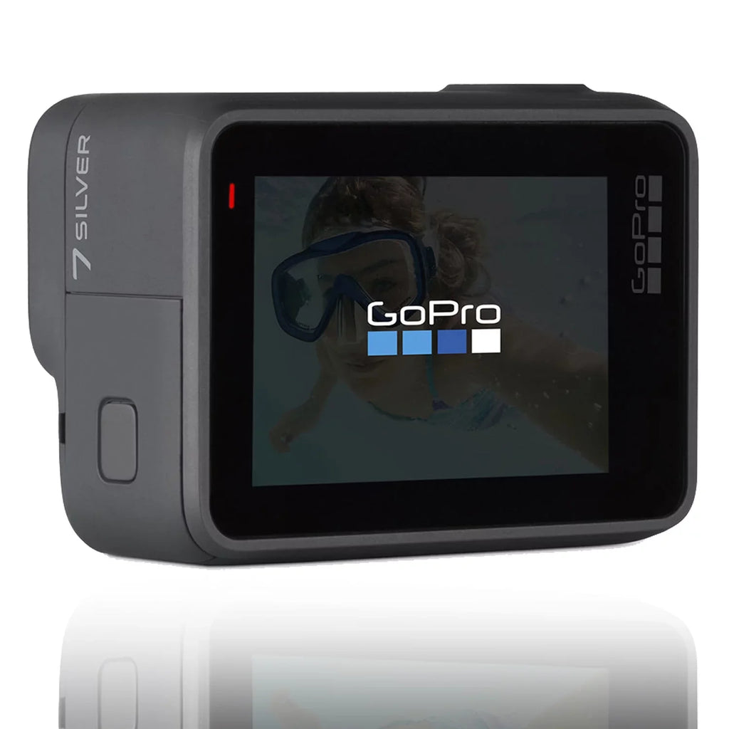 Case 12MP Video Screen HERO7 Waterproof HD Super With ECommerce Action Camcorder Dive Digital Touch Silver (Refurbished) GoPro 4K + Packaging Suit Restored Camera Housing Photos