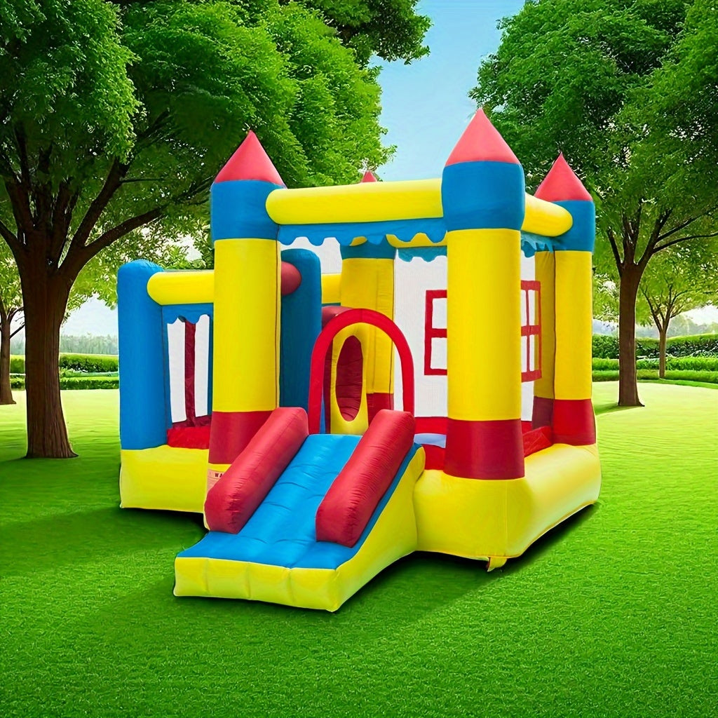 Castle Pit Ball Thick House Castle Bounce 3.2*3*2.5m Multicolor Jumper canvas DFSDFGF32 Play air-filled 420D fabric