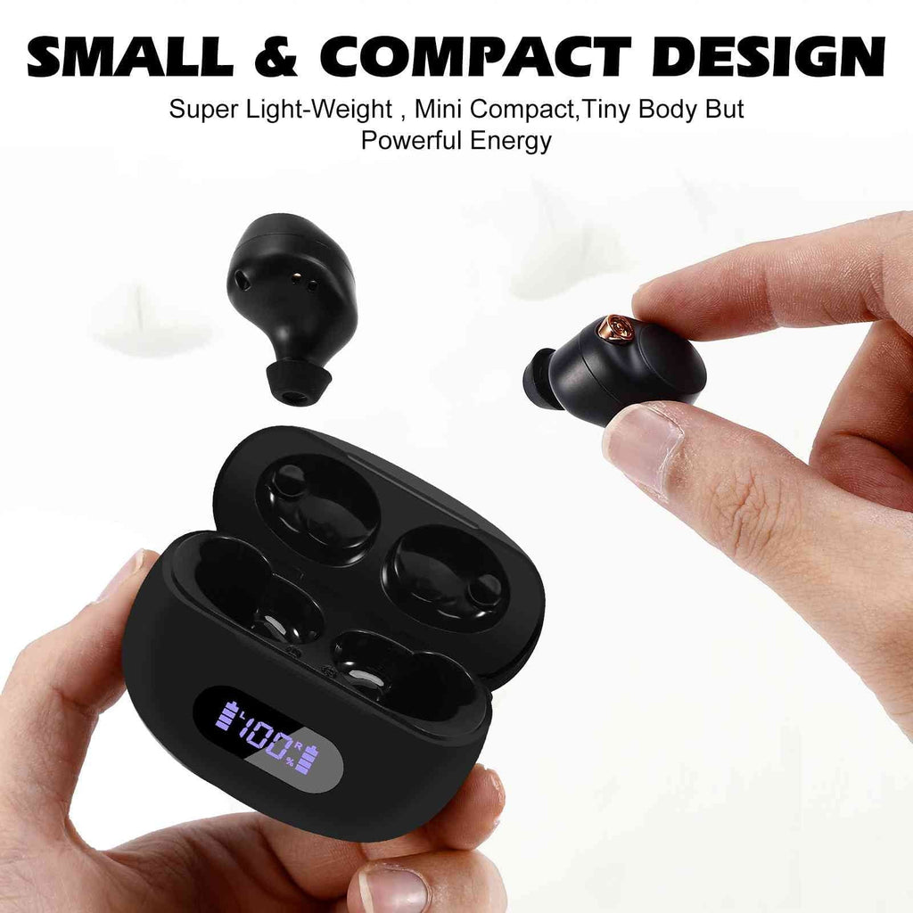 '+ with Connect, Earbuds Compatible Connection, Bluetooth Boost True IPX5 Bluetooth Pro Charging Dual Wireless UrbanX Water 5.2 Case, Black, Bass Balanced, Z6 Resistance,