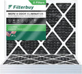 HVAC Pleated (5-Pack) AC Furnace MERV 20x24x1 Air 8 Activated with Filterbuy Filters Eliminator Carbon Odor