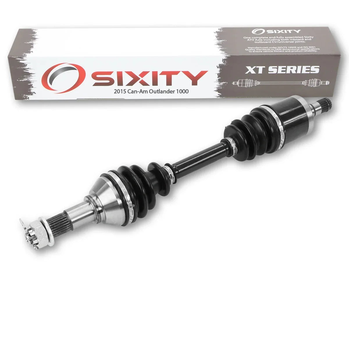 Can-Am 2015 1000 Left compatible Front Sixity Axle Outlander 4X4 EFI XT - with STD