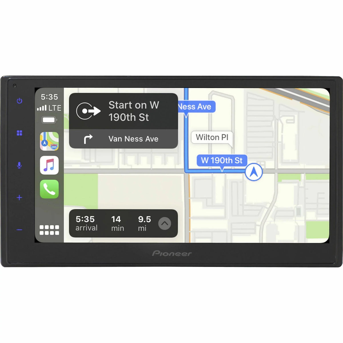 Touchscreen, (Refurbished) Capacitive 6.8" Receiver and Bluetooth Glass Premium Digital Ready Restored Back-Up Media Pioneer DMH1770 Camera