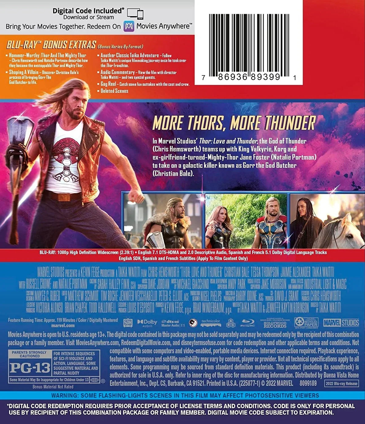 Thunder Code) Digital Love (Blu-ray Thor: and +