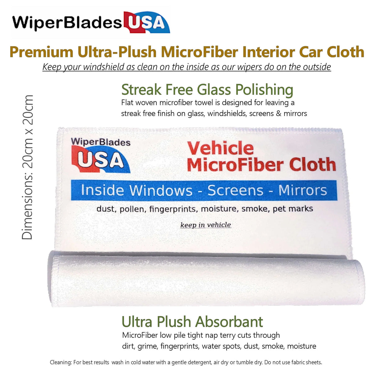 3) Performance 2019 XT5 Premium of Wipers Beam Wiper w/Rear Cadillac (Set