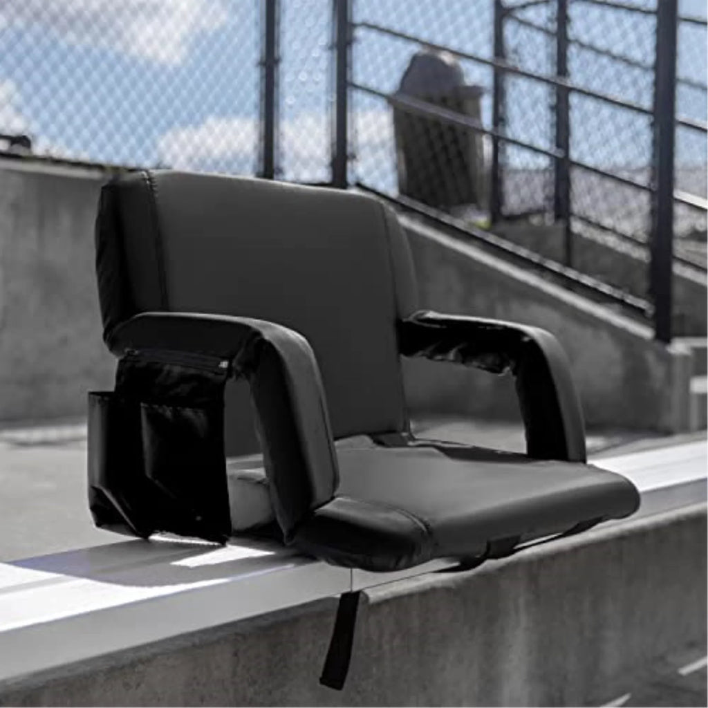 Flash Stadium Black Wide Furniture Extra Chair, Fabric Malta
