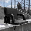 Flash Stadium Black Wide Furniture Extra Chair, Fabric Malta
