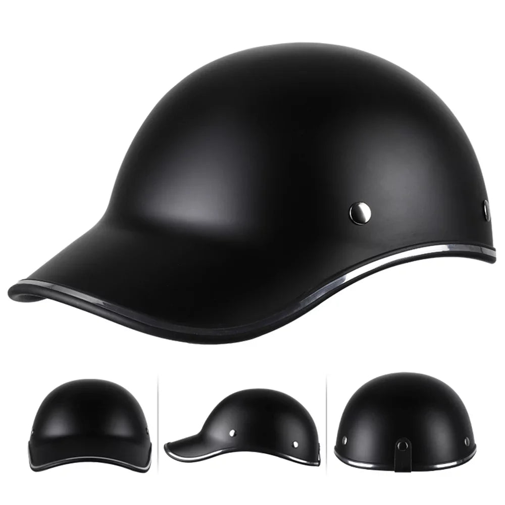 Baseball Helmet Men and Suitable Bike, for Cap for Adults - Women Motorcycle, Half and