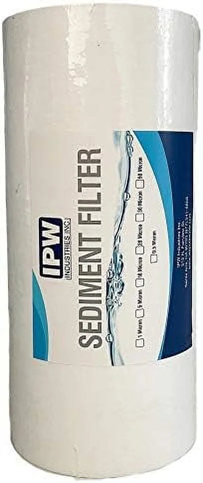 Filtration 20 Filter Filters) Of Micron Pack Filter - 10" Systems Sediment Other 45" And With Full Sediment Pelican Filter Whole - Compatible (6 X Flow Water House