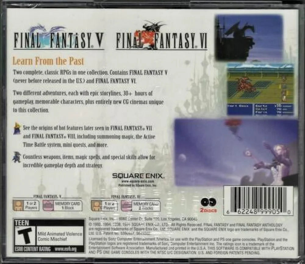 Final (Brand Version Anthology Fantasy Hits) PS (Greatest Sealed New US Factory