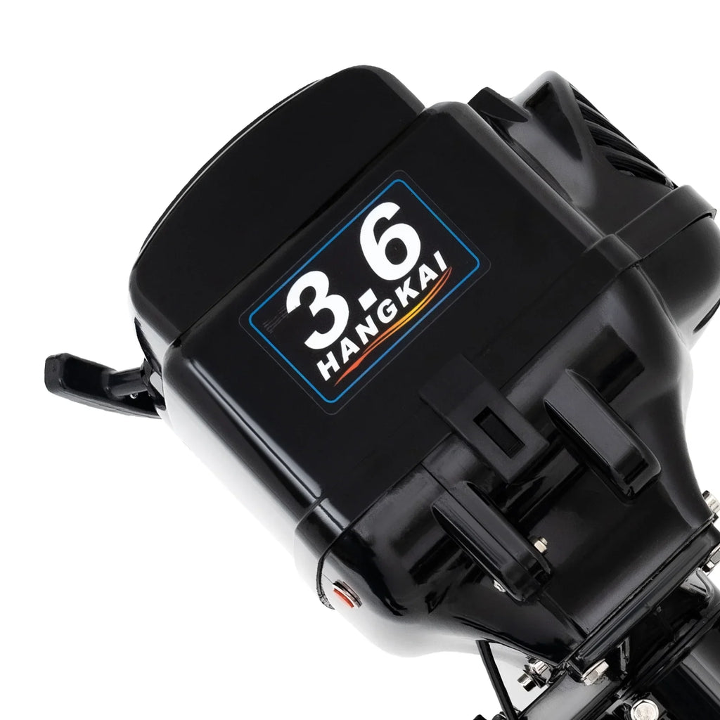 2 Motor, Gasoline 55cc Engine Black Water Fishing Control 3.6 setup Cooling Boat with Stroke Clutch Outboard