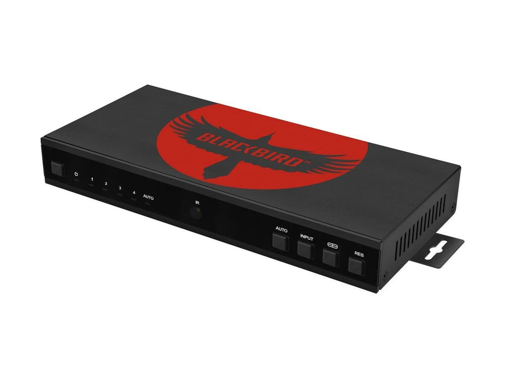 4K60 Audio 2.2 - Monoprice Video AV Blackbird 18Gbps Seamless 2.0b, HDCP Professional Switcher Extraction, Installations, for and HDMI 1.x Multiviewer video Pro-Series bandwidth UHD