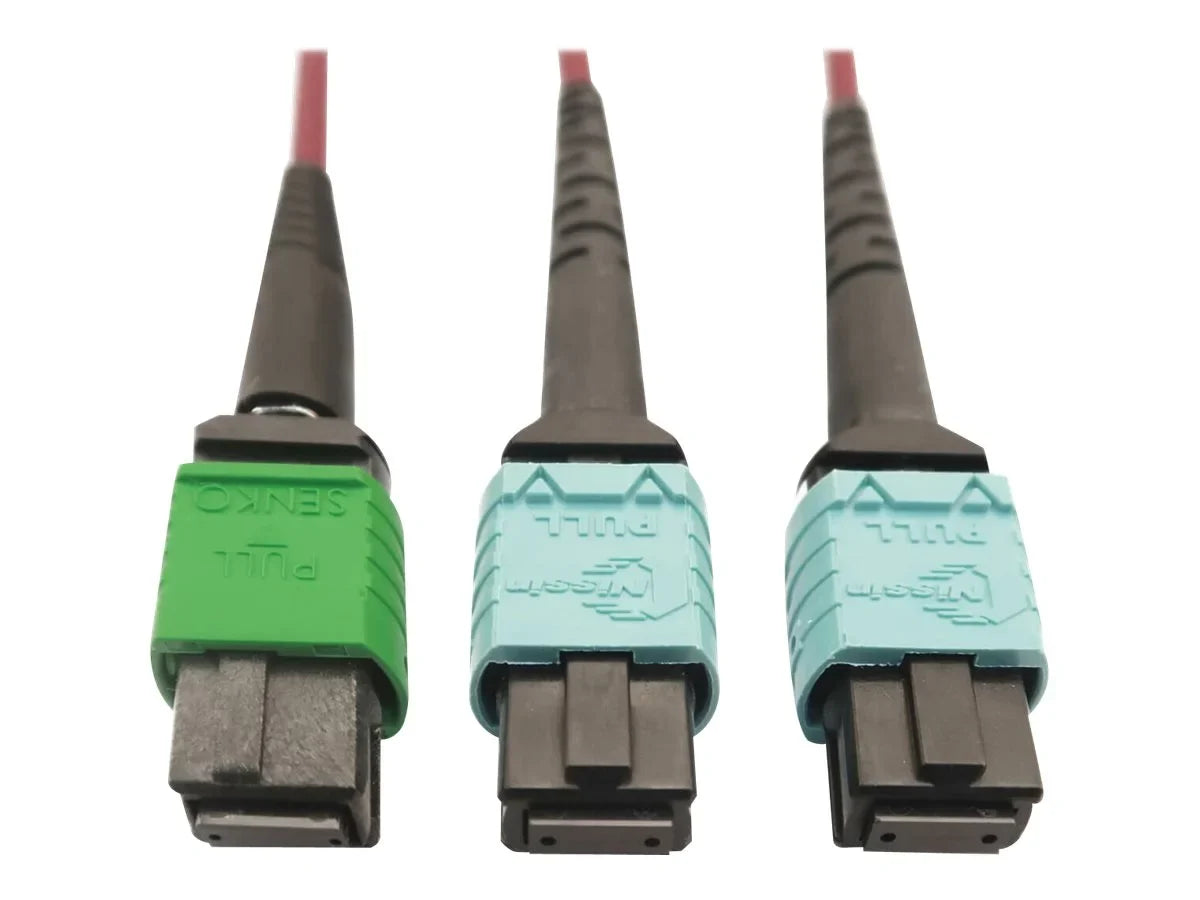 Multimode m - Lite m - (F/F), optic / to (F) MTP/MPO/APC 16F Eaton 50 Optic MTP/MPO-APC 3 MTP/MPO/UPC - Network 125 multi-mode Fiber 50/125 - 12F micron (x2) - Series (F) Tripp OM4 to multi-mode Magenta, Cable, 400G MTP/MPO-UPC fiber - cable 3 Plenum