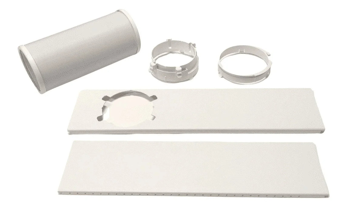 With OEM White RACPD1011CRU, Shipped Kit Window Air Exhaust RAC-PD1011CRU Originally Conditioner AC
