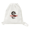 Backpack Bag Myth Animal West Dragon Mesh Drawstring Reusable Shopping East Canvas