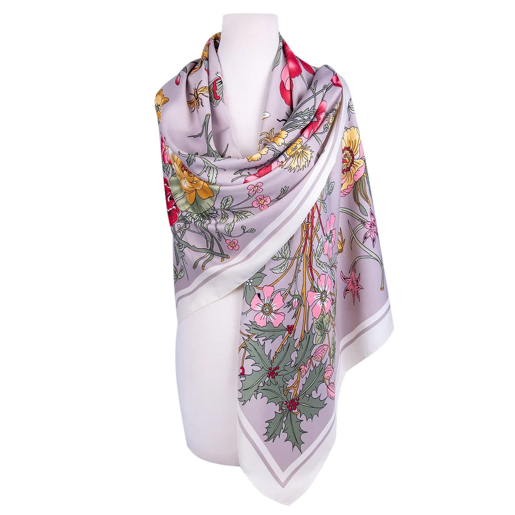 130 for Fashion Shawl for Women Wedding cm) Shawl 51x51'' GOODS Silk Wrap Travel Scarf and Beige Evening Shawl (130 Tops STP Botany *