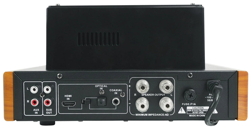 BluTube Bluetooth Rockville Tube Receiver WD + Speakers Amplifier/Home (2) Tower